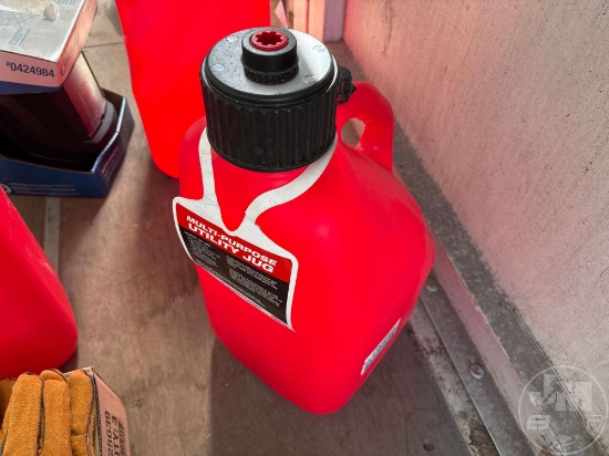 5 GAL LIQUID UTILITY JUG- RED