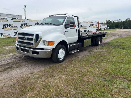 2012 FORD F-650 SINGLE AXLE ROLLBACK TRUCK VIN: 3FRNF6FC7CV397648
