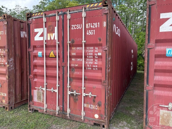 2007 HUIZHOU XINHUACHANG 40'  CONTAINER SN: ZCSU8742618