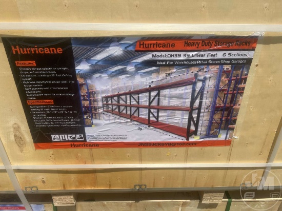 UNUSED 2025 HURRICANE  QH39 HEAVY DUTY STORAGE RACKS