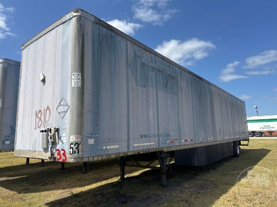 2003 WABASH 53'X102" VAN TRAILER VIN: 1JJV532W93L841383