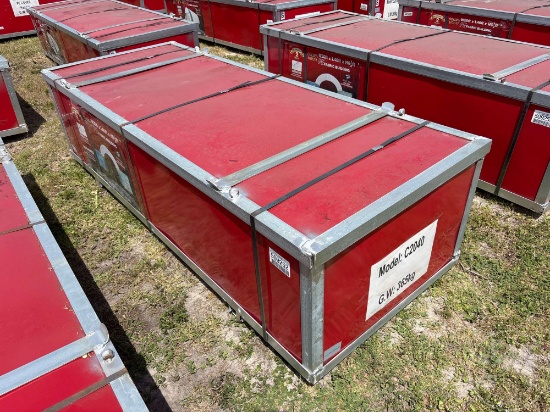 UNUSED 2025 PE DOME CONTAINER SHELTER