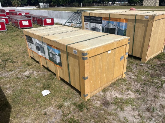 UNUSED 2025 PORTABLE METAL SHED