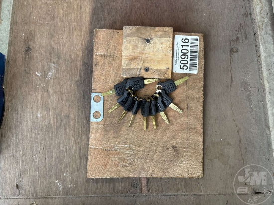 UNUSED QTY (10) CATERPILLAR KEYS
