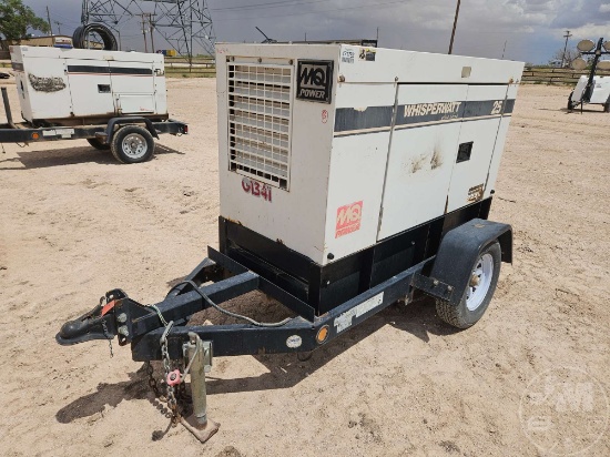 2013 MULTIQUIP DCA-25USI2 25 KW PORTABLE GENERATOR 8104686