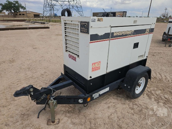 2013 MULTIQUIP 25 KW PORTABLE GENERATOR 8104756