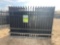 10’...... WROUGHT IRON SITE FENCE, 22 FENCE PANELS, 23 POSTS,