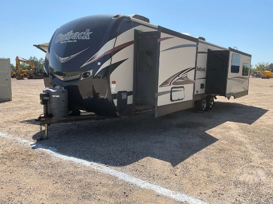 2015 KEYSTONE OUTBACK 326RL BUMPER PULL CAMPER VIN: 4YDT32623FB452186