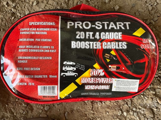 PRO START 20’...... 4 GAUGE BOOSTER CABLES