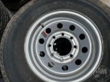 (4) NEW 235/80R16 TIRES 8 LUG RIMS