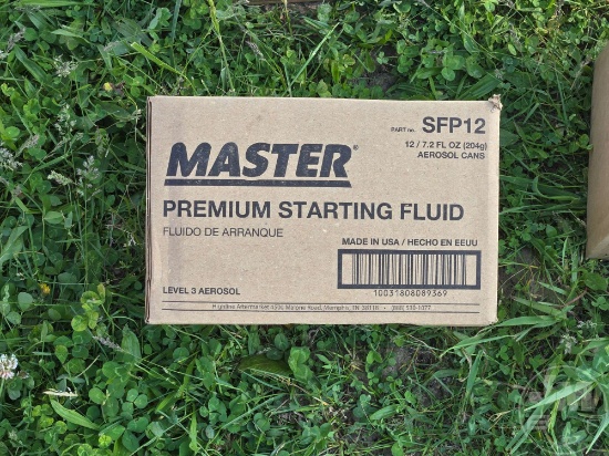 STARTING FLUID QTY OF (12) CANS