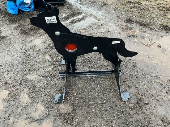 3/8" AR500 STEEL COYOTE SHOOTING TARGET