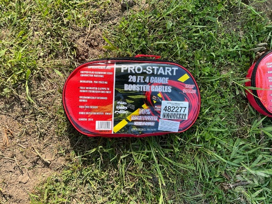 UNUSED, PRO-START BOOSTER CAVLES, 20', 4 GA