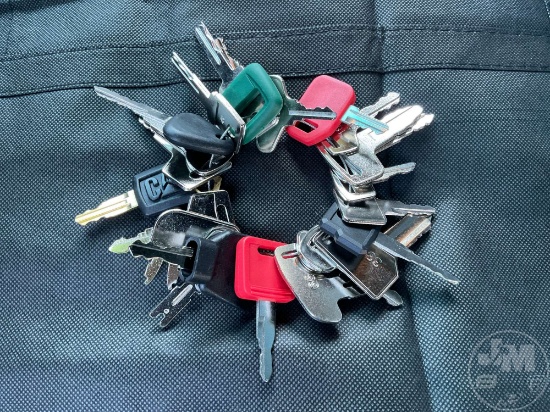 (UNUSED) SET OF (24) MISC EQUIPMENT KEYS