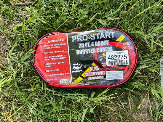 UNUSED, PRO-START BOOSTER CAVLES, 20', 4 GA