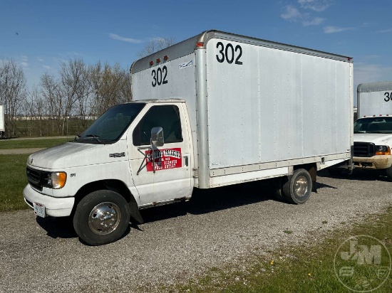 2000 FORD E-350 SINGLE AXLE VAN TRUCK VIN: 1FDWE35L3YHA90527