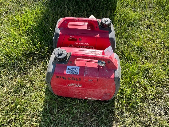 HONDA QTY OF (2) EU2000I PORTABLE GENERATOR