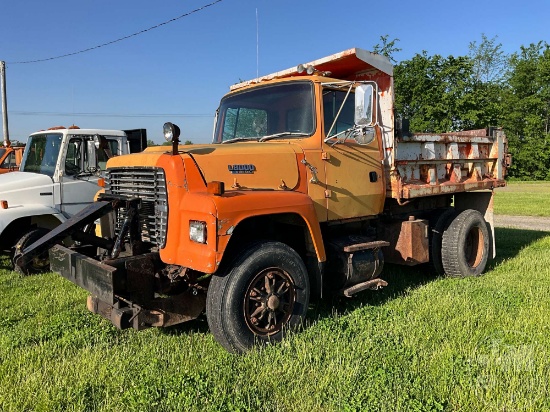 1992 FORD L8000 SINGLE AXLE DUMP TRUCK VIN: 1FDYK82A5NVA29730