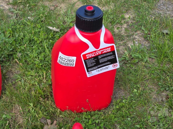 UTILITY JUG 5 GAL RED