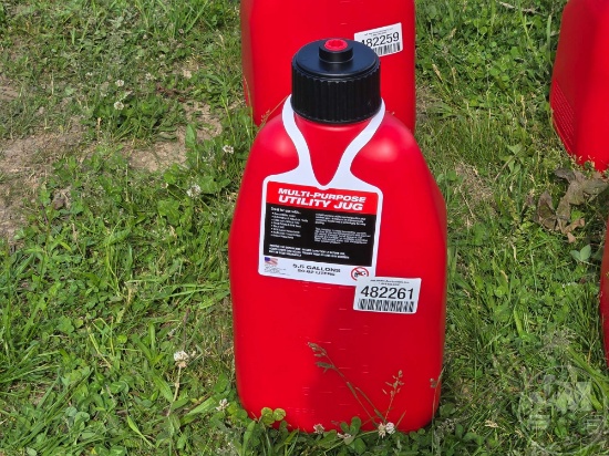 UTILITY JUG 5 GAL RED