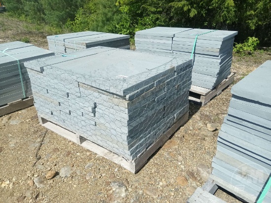 PALLET OF BLUE STONE PAVERS