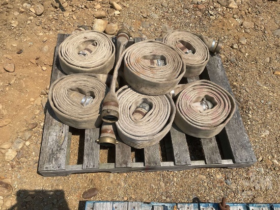 PALLET OF DISCHARGE HOSE