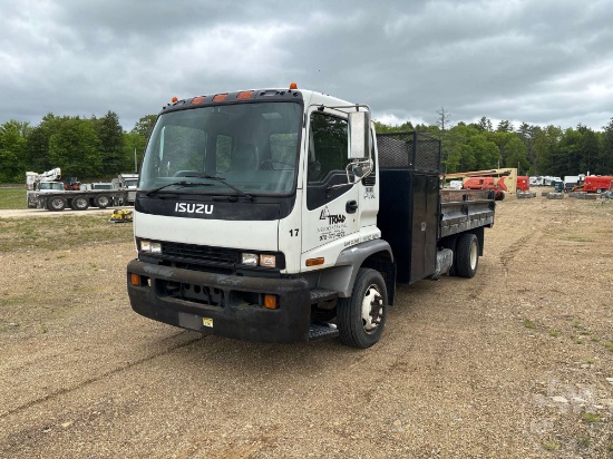 2008 ISUZU T6F SINGLE AXLE DUMP TRUCK VIN: 4GTJ6F1B38F700012