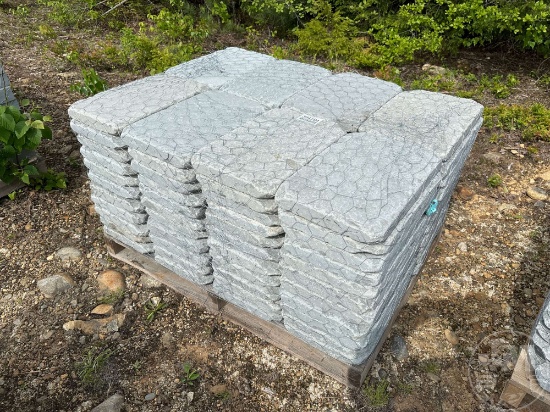 PALLET OF BLUE STONE PAVERS