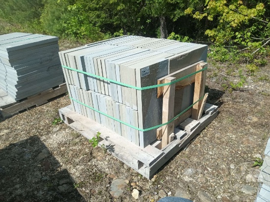 PALLET OF BLUE STONE PAVERS