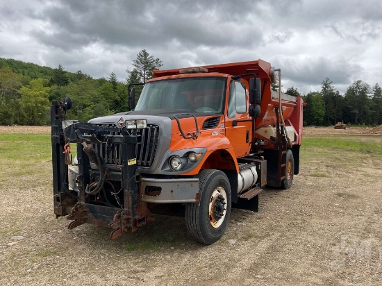 2010 INTERNATIONAL 7400 WORKSTAR 4X2 S SINGLE AXLE DUMP VIN: 1HTWDAZR9AJ266122