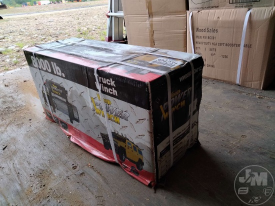 8000LBS POWER WINCH, FREE SPOOLING CLUTCH, AUTOMATIC BRAKING ACTION