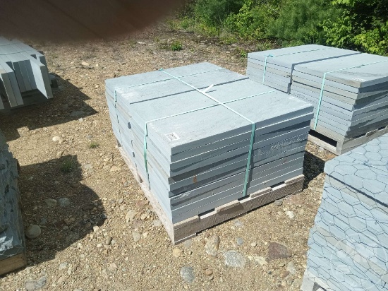 PALLET OF BLUE STONE PAVERS