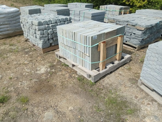 PALLET OF BLUE STONE PAVERS