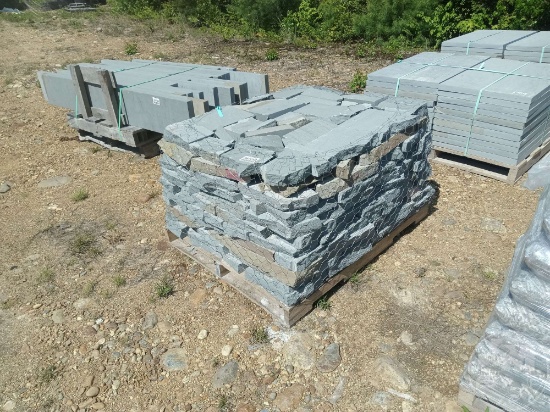 PALLET OF BLUE STONE PAVERS