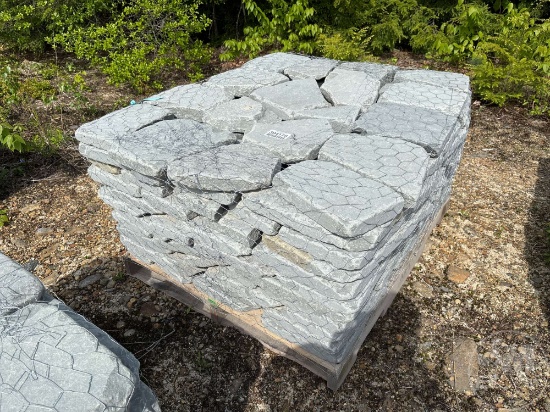 PALLET OF BLUE STONE PAVERS