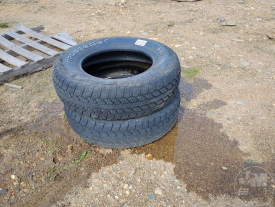 QTY OF (2) FIRESTONE DESTINATION 235/75R17 TIRES