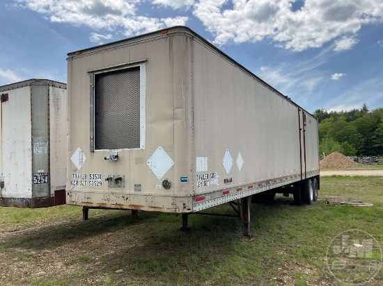 1977 THE BUDD COMPANY TRAILER DIVISION NF2S400A50 40'X96" VAN TRAILER VIN: 142009E
