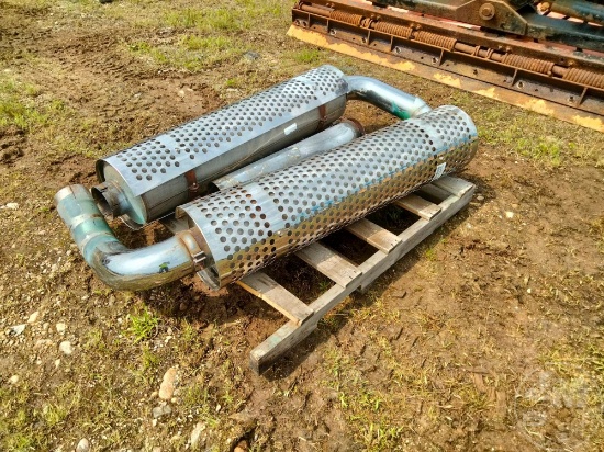 QTY (2) EXHAUST STACKS