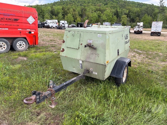 SULLIVAN PALATEK 185DPQJD 185 CFM TRAILER MOUNTED AIR COMPRESSOR SN: 004-137295