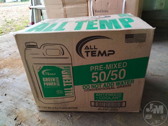 BOX CONTAINING QTY(6) PRE-MIXED 50/50 ANTIFREEZE & COOLANT