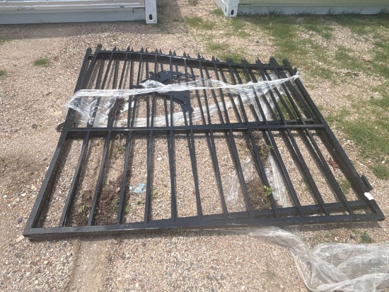 UNUSED SKLP 14 FT BI-PARTING WROUGHT IRON GATE