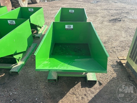 UNUSED DUMPING HOPPER