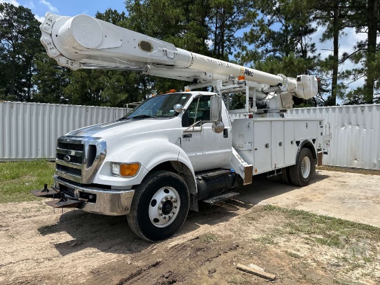 2013 FORD F-750 BUCKET TRUCK ALTEC AM55 VIN: 3FRXF7FJ0DV798151