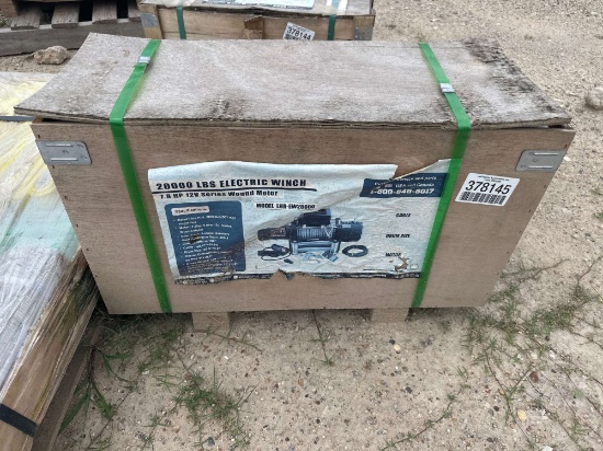 UNUSED LANDHONOR LHR-EW20000 20000 LB ELECTRIC WINCH