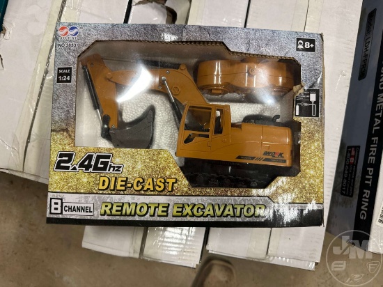 UNUSED 8-CHANNEL REMOTE CONTROL EXCAVATOR