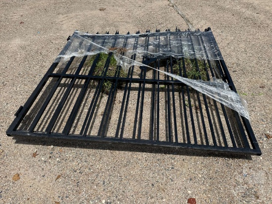 UNUSED SKLP 14 FT BI-PARTING WROUGHT IRON GATE
