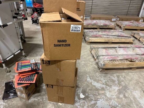 3 BOXES OF 4 COUNT 1 GALLON HAND SANITIZER