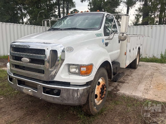 2009 FORD F-750 UTILITY TRUCK VIN: 3FRXF75D09V130725