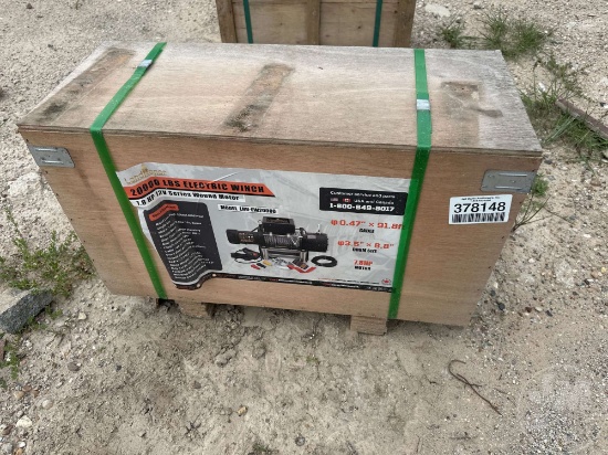 UNUSED LANDHONOR LHR-EW20000 20000 LB ELECTRIC WINCH