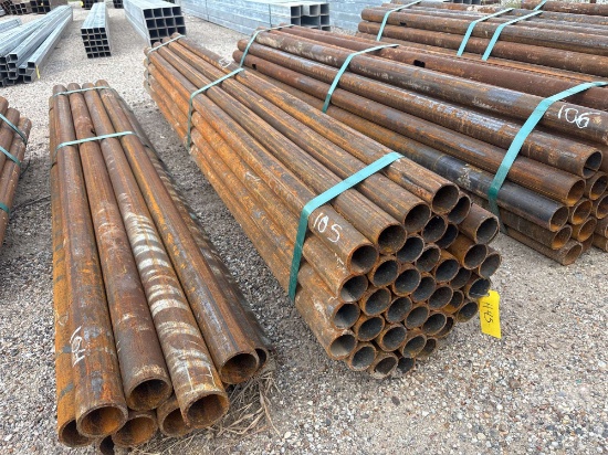37PCS @8 FT .148 IN. THICKNESS 2-3/8 IN. OD PIPE